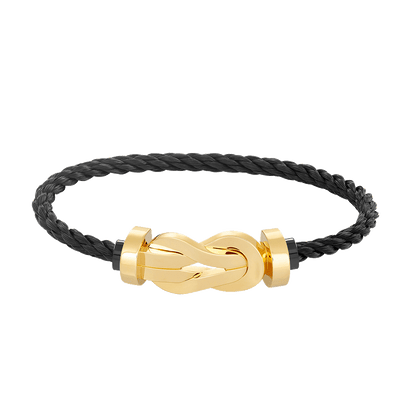[Royal]CHANCE LARGE 8 FIGURE BUCKLE NO DIAMOND BRACELET GOLD