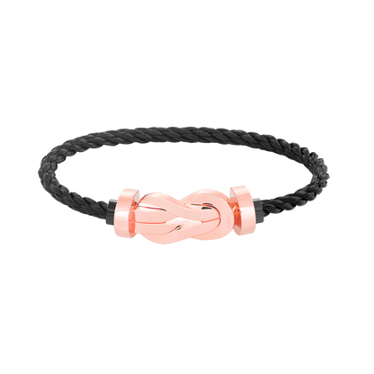 [Royal]CHANCE LARGE 8 FIGURE BUCKLE NO DIAMOND BRACELET ROSE GOLD