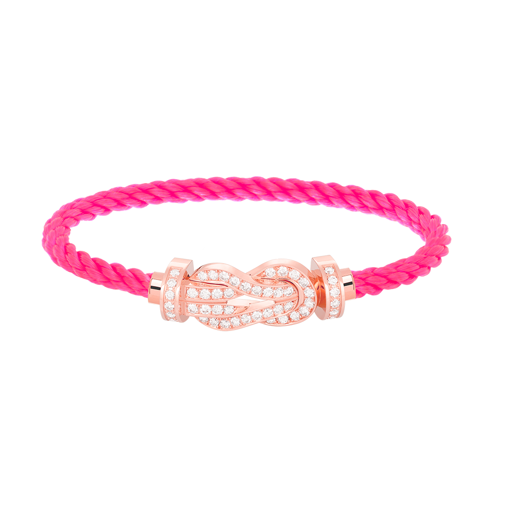 [Royal]CHANCE LARGE 8 FIGURE BUCKLE FULL DIAMOND BRACELET ROSE GOLD
