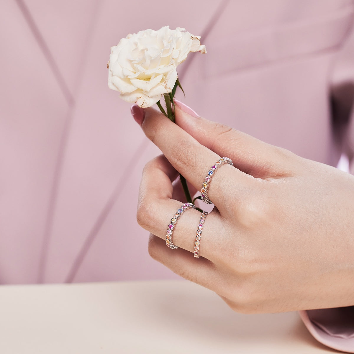 [Royal]Elegant Energetic Round Cut Daily Ring