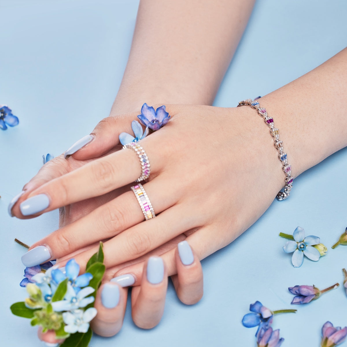 [Royal]Radiant Water Drop Shape Daily Bracelet