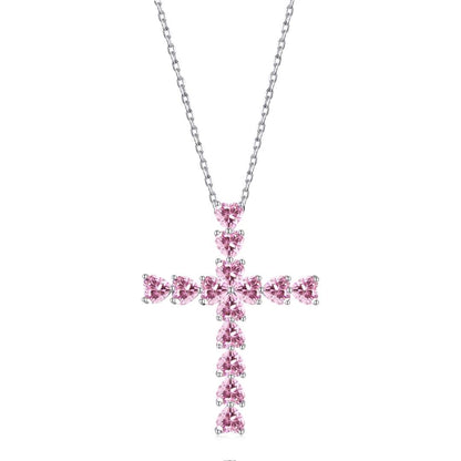 [Royal]Radiant Cross Shape Necklace