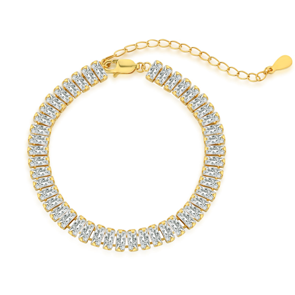 [Royal]Exquisite Emerald Cut Daily Bracelet