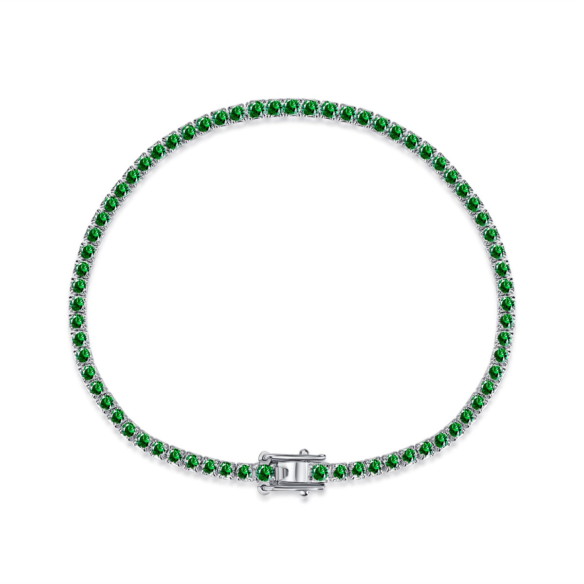 [Royal]Dazzling Colorful Round Cut Daily Bracelet