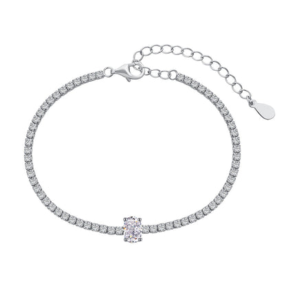 [Royal]0.75 Carat Exquisite Oval Cut Daily Bracelet