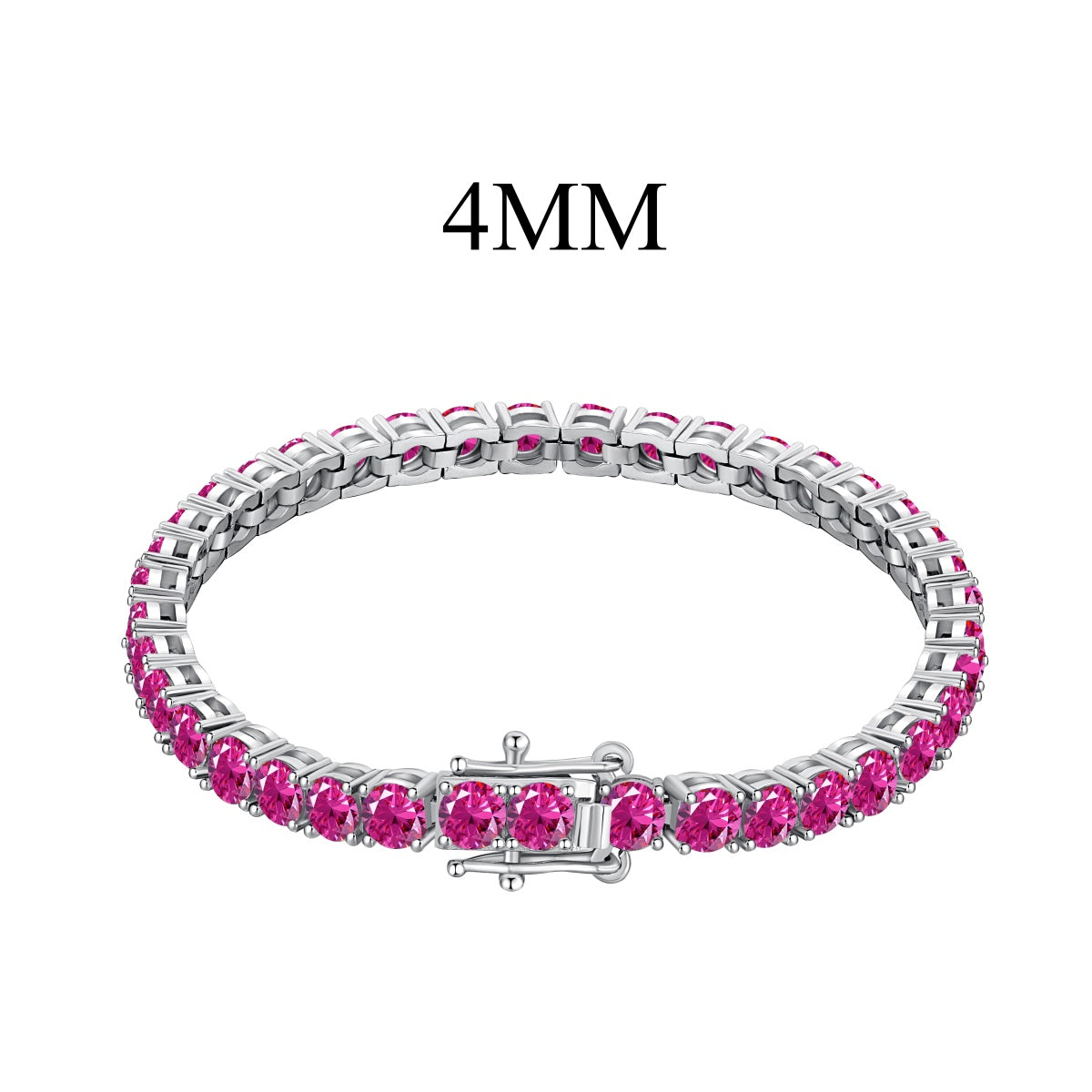 [Royal]Radiant Colorful Round Cut Party Bracelet