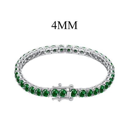 [Royal]Radiant Colorful Round Cut Party Bracelet