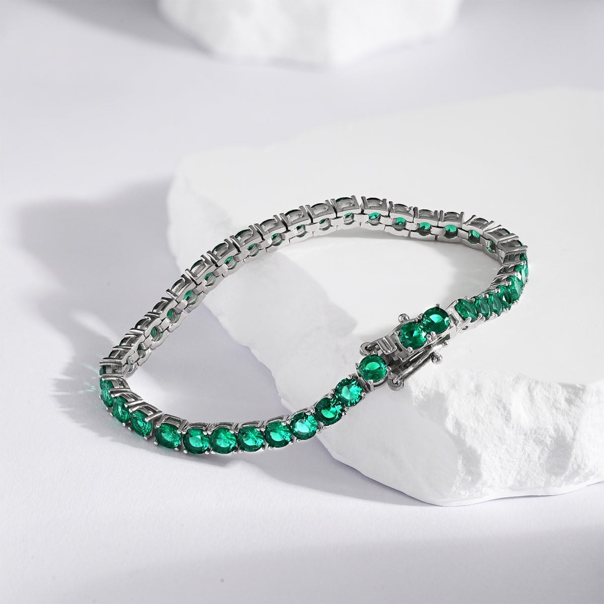[Royal]Radiant Colorful Round Cut Party Bracelet