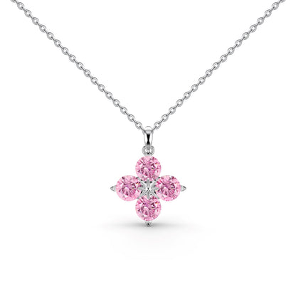 [Royal]Four-Leaf Clover And Eight-Pointed Star Necklace