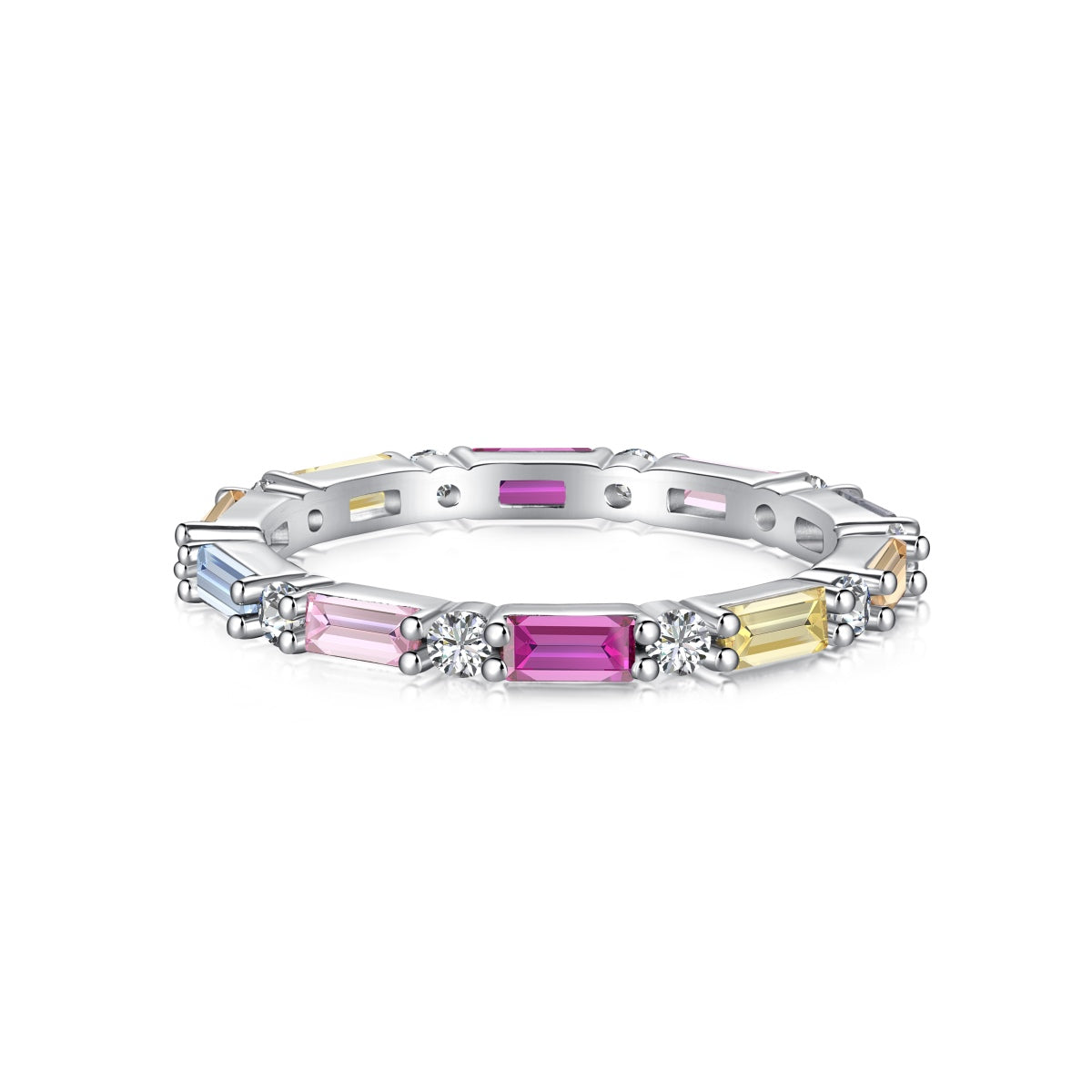[Royal]Lively In Shades Elegant Radiant Cut Daily Ring