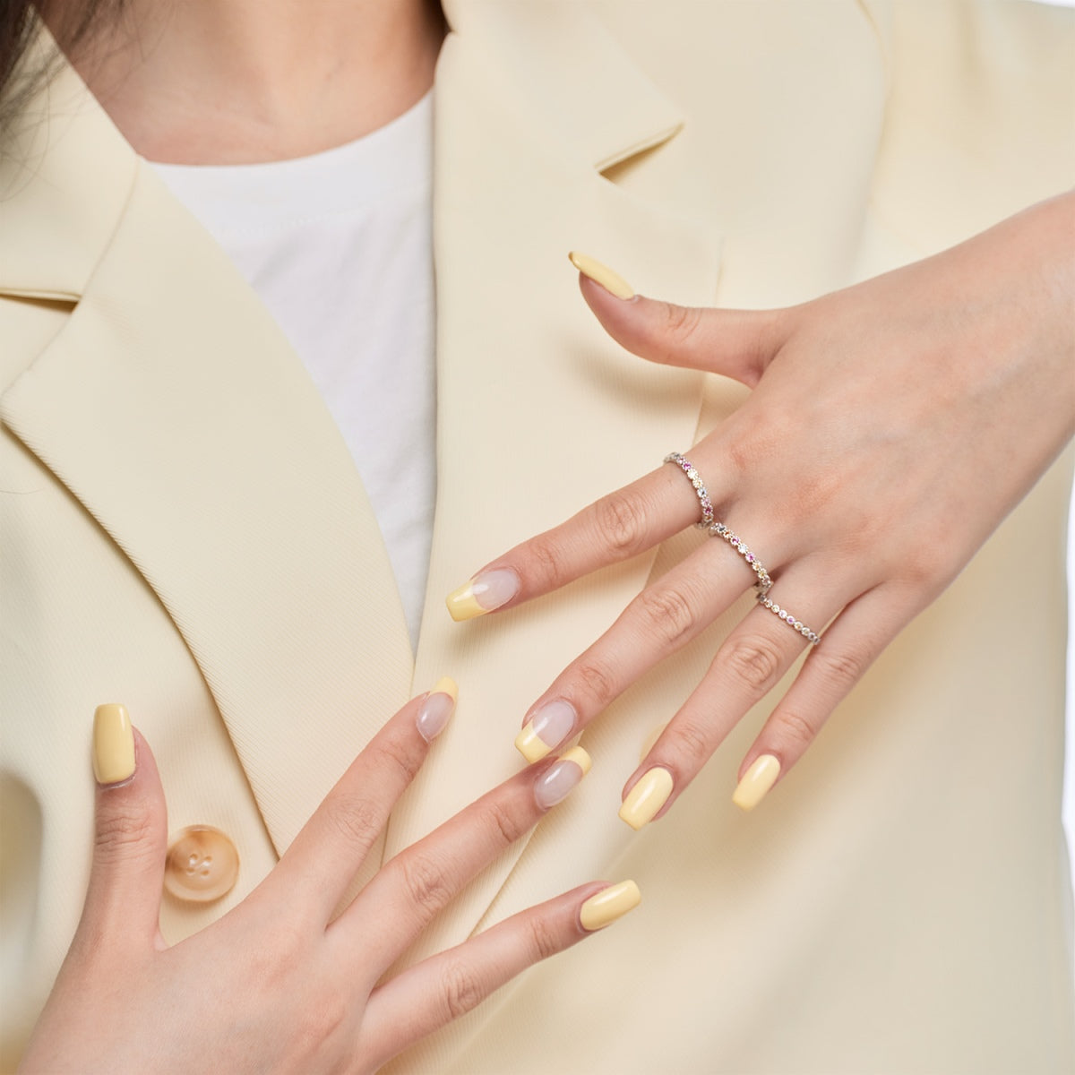 [Royal]Radiant Sparkling Round Cut Daily Ring