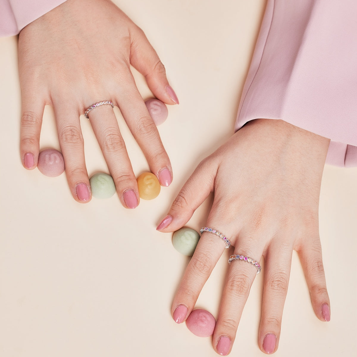[Royal]Radiant Sparkling Round Cut Daily Ring