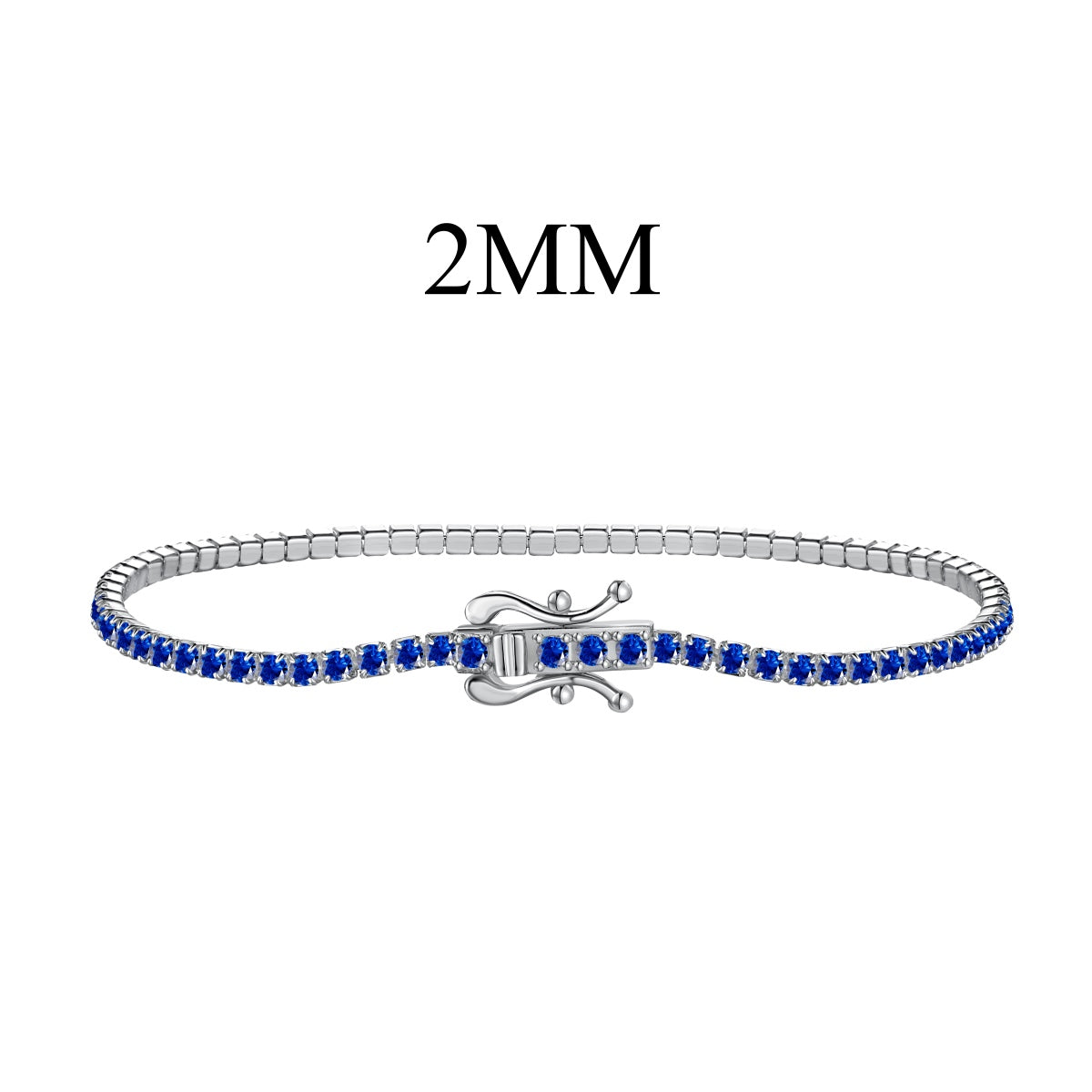 [Royal]Radiant Colorful Round Cut Party Bracelet