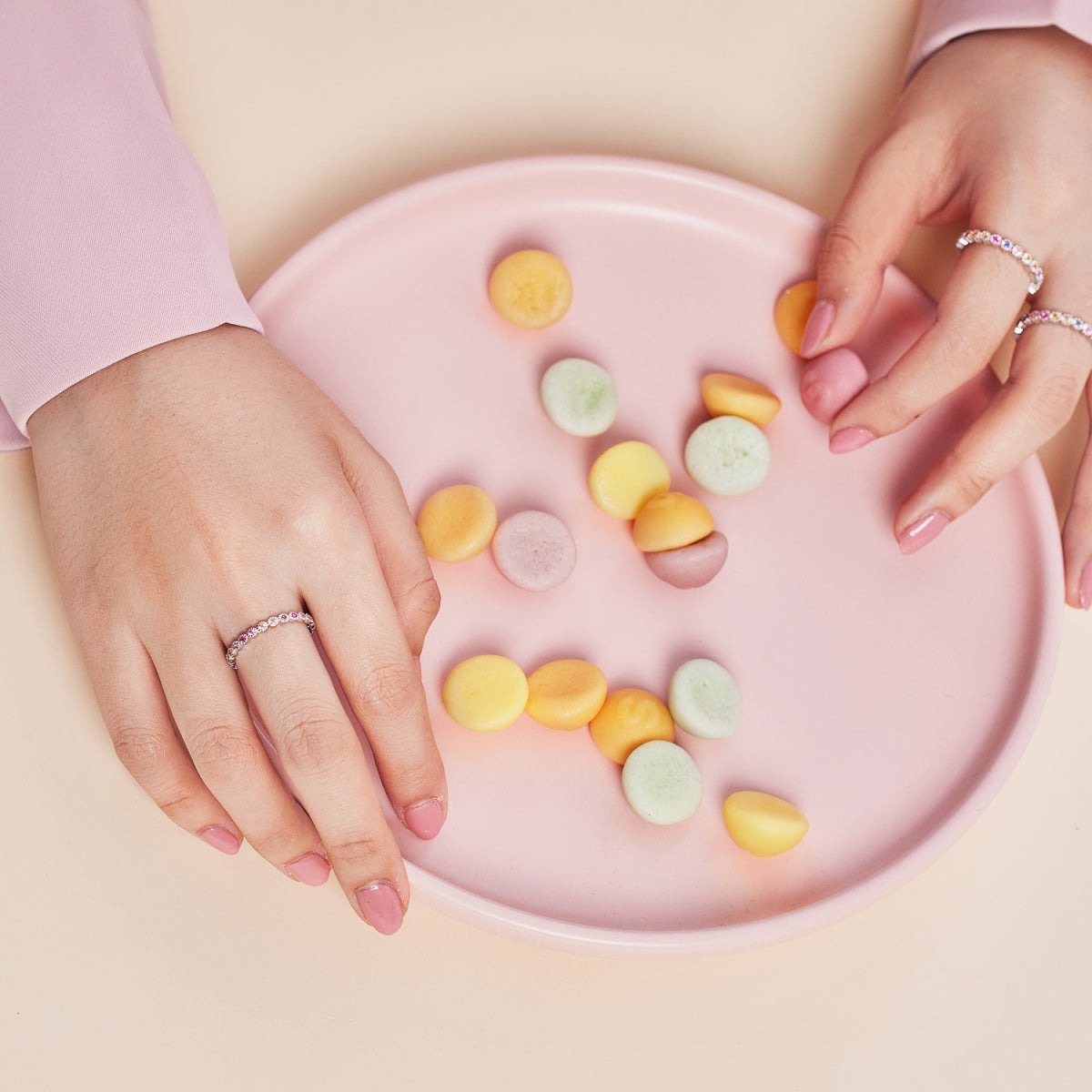 [Royal]Exquisite Colorful Round Cut Party Ring