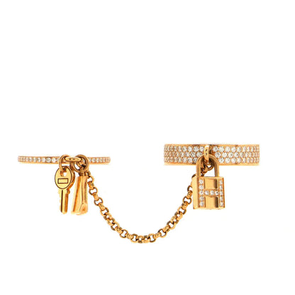 [Royal]HM KELLY CLOCHETTE DOUBLE RING IN  WITH DIAMONDS