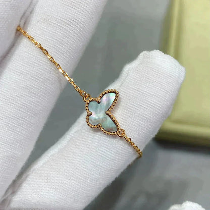 [Royal Fine ]BUTTERFLY DARK MOP BUTTERFLY BRACELET