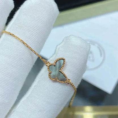 [Royal Fine ]BUTTERFLY DARK MOP BUTTERFLY BRACELET