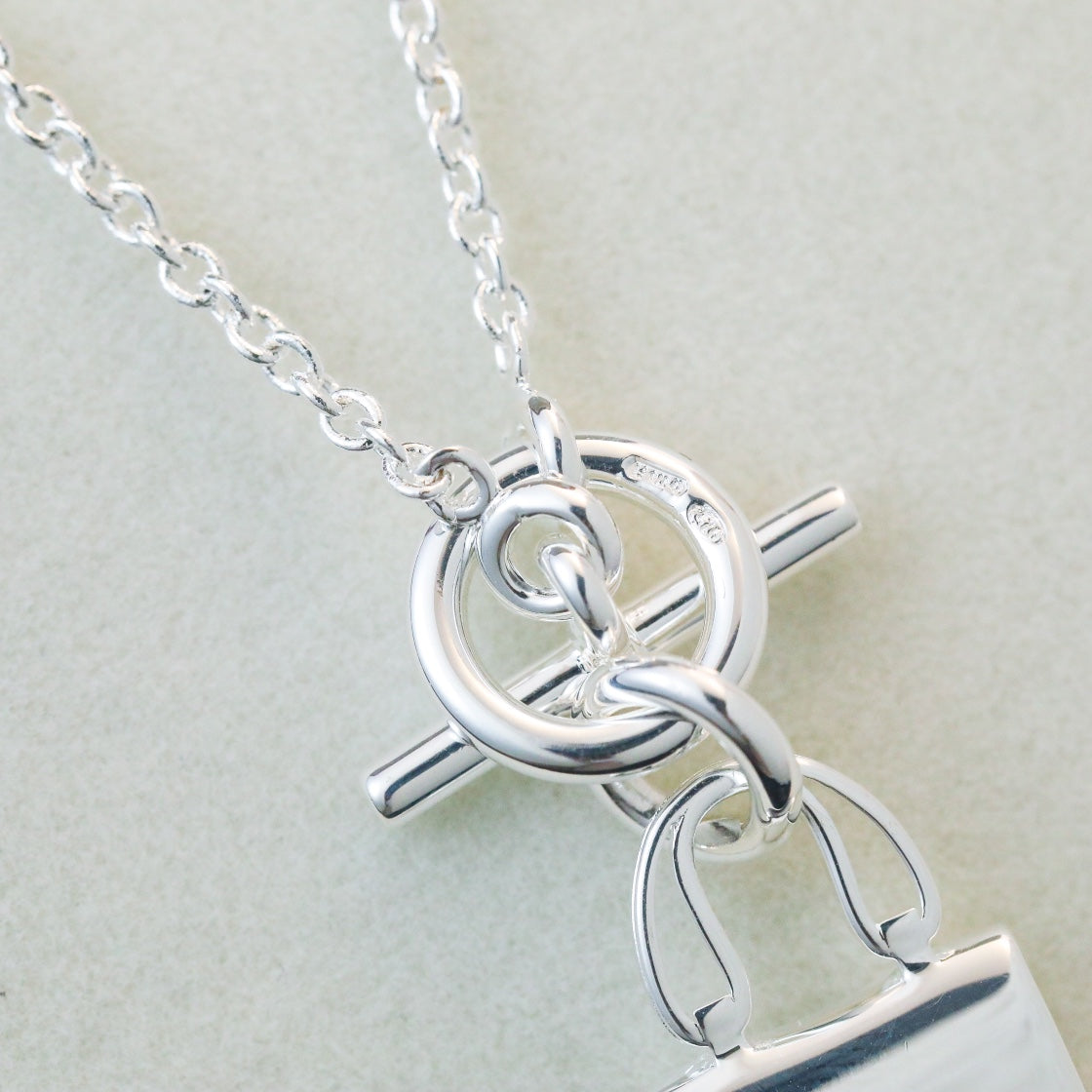 [Royal]POP H PEDANT SILVER NECKLACE