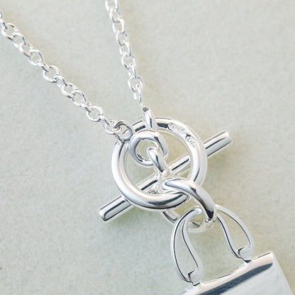 [Royal]POP H PEDANT SILVER NECKLACE