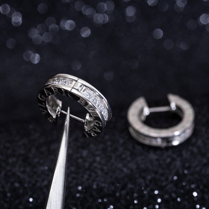 [Royal]ZERO 1 MINI SILVER DIAMOND EARRINGS