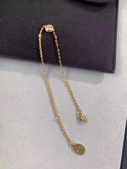 [Royal Fine ]DAMOUR DIAMOND LINK BRACELET