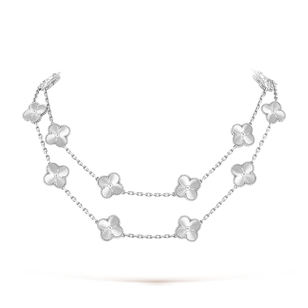 [Royal Fine ]CLOVER 20 MOTIFS  LASER SILVER