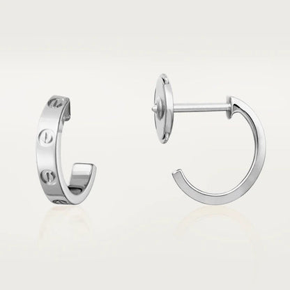 [Royal]LOVE EARRINGS 2.65MM SILVER