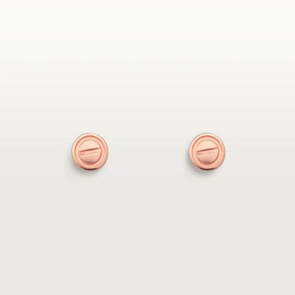 [Royal]LOVE EARRINGS PINK GOLD 10MM