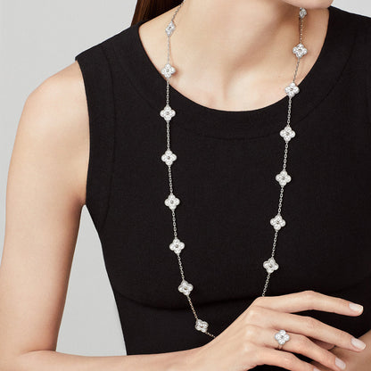 [Royal Fine ]CLOVER 20 MOTIFS  LASER SILVER