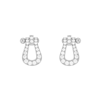 [Royal]FORCE 10 FULL DIAMOND STUD EARRINGS MINI MODEL