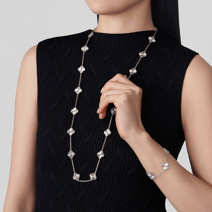 [Royal Fine ]CLOVER 20 MOTIFS  LASER SILVER