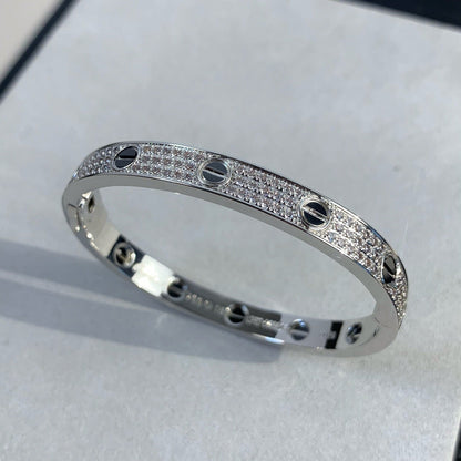 [Royal]LOVE BRACELET 6.1MM DIAMOND-PAVED CERAMIC