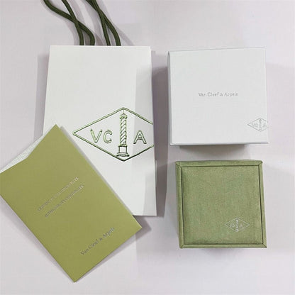 [Royal Fine ]VA CLOVER BRACELET NECKLACE RING BOX GIFT BAG