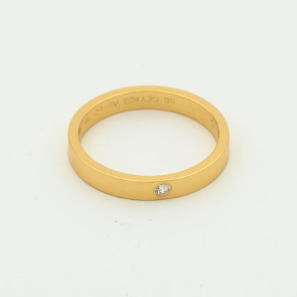 [Royal Fine ]LOVE RING 4MM 1 DIAMOND