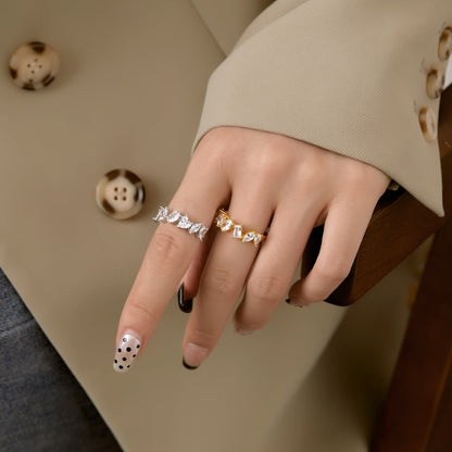 [Royal]Delicate Multi Cut Ring