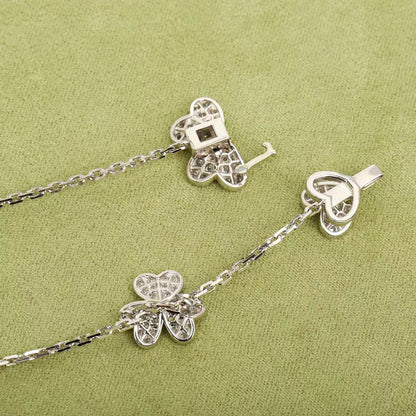 [Royal]FRIVOLE SILVER 9 FLOWERS NECKLACE