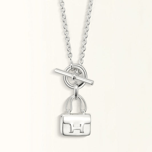 [Royal]POP H PEDANT SILVER NECKLACE
