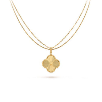 [Royal]CLOVER 25MM PEDANT NECKLACE GOLD
