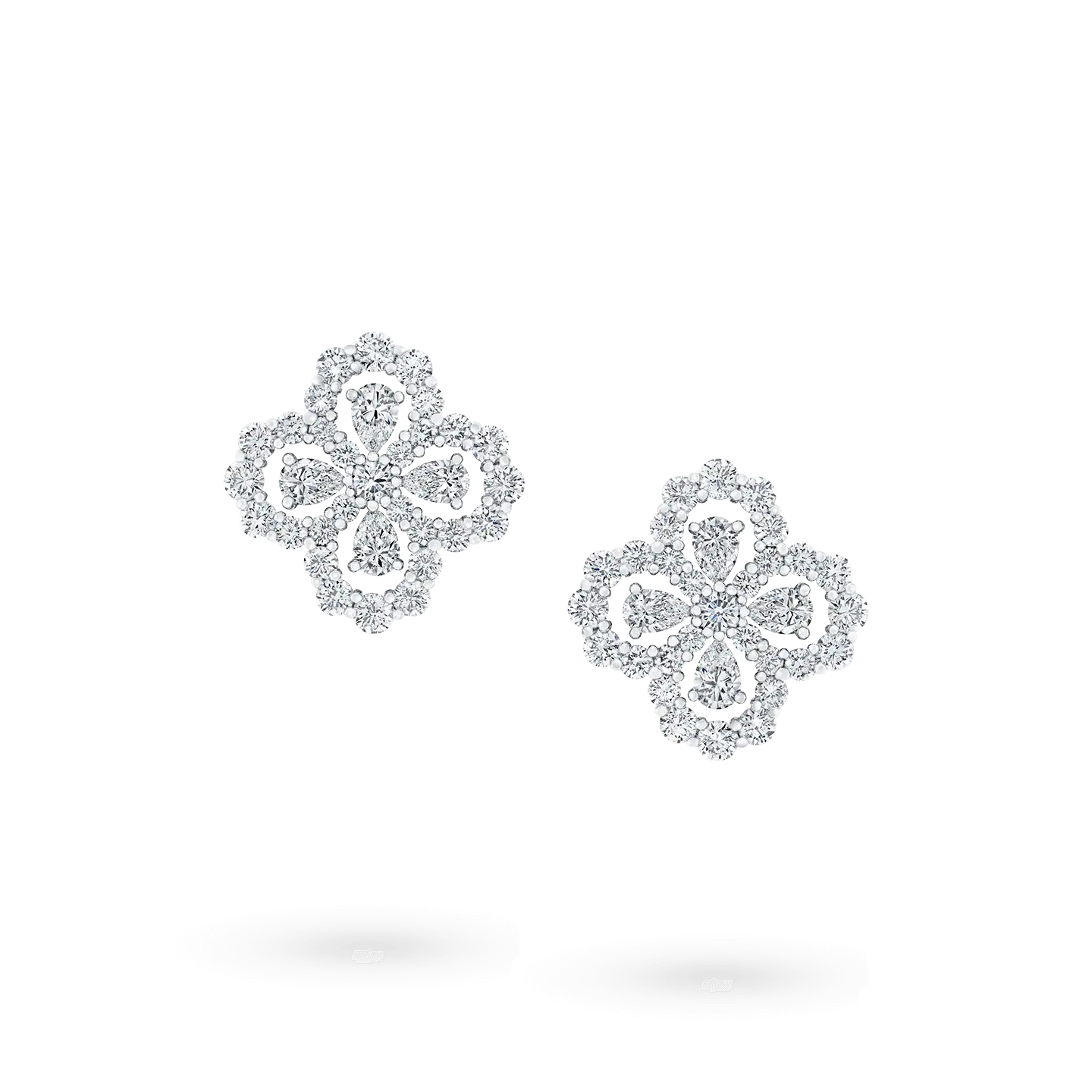 [Royal]LOOP EARRINGS FULL MOTIF DIAMOND 16MM