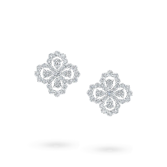 [Royal]LOOP EARRINGS FULL MOTIF DIAMOND 16MM