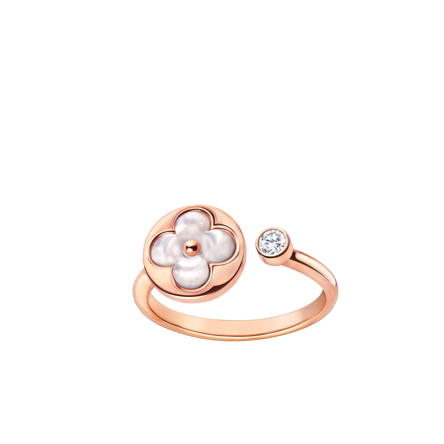 [Royal]SUN 1 DIAMOND PINK MOP RING