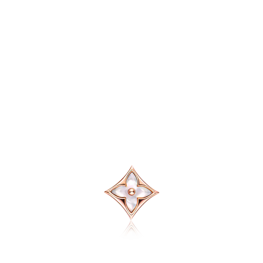 [Royal]STAR MOP PINK GOLD EARRINGS