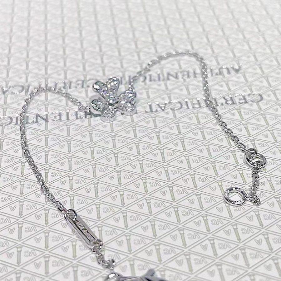 [Royal]FRIVOLE SILVER FLOWER DIAMOND BRACELET