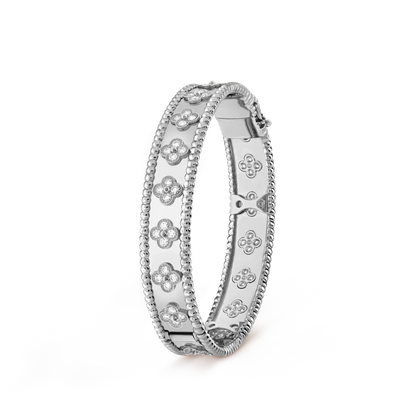 [Royal Fine ]CLOVER BRACELET 8MM DIAMONDS