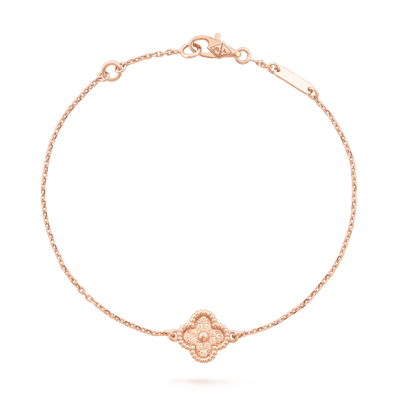 [Royal Fine ]CLOVER SINGLE FLOWER BRACELET
