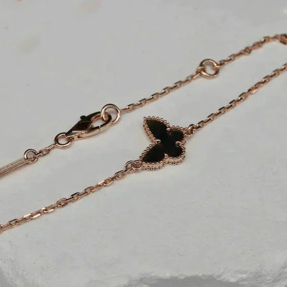 [Royal Fine ]BUTTERFLY ONYX  BUTTERFLY BRACELET