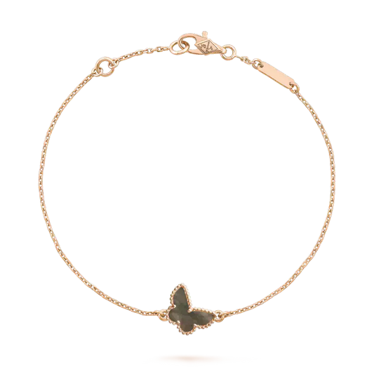 [Royal Fine ]BUTTERFLY ONYX  BUTTERFLY BRACELET