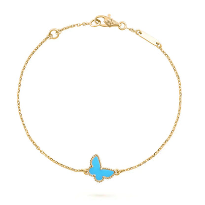 [Royal Fine ]BUTTERFLY TURQUOISE BUTTERFLY BRACELET